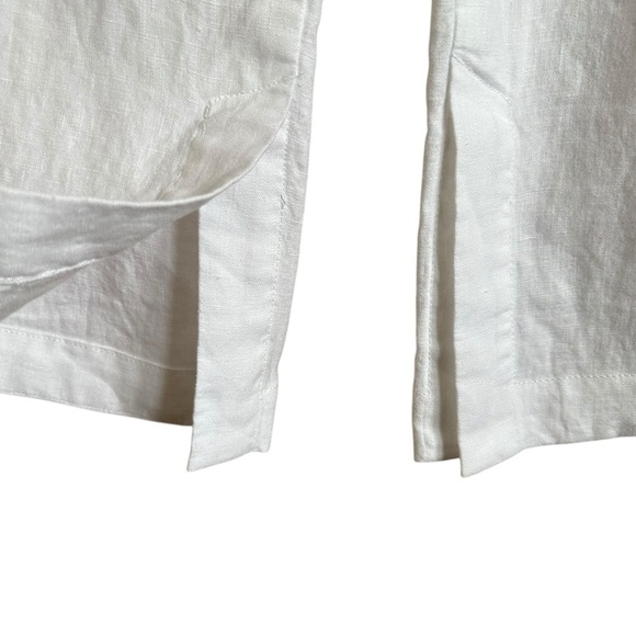 ATHLETA RETREAT LINEN CALLA LILY WHITE SIZE SMALL TALL - Picture 11 of 16